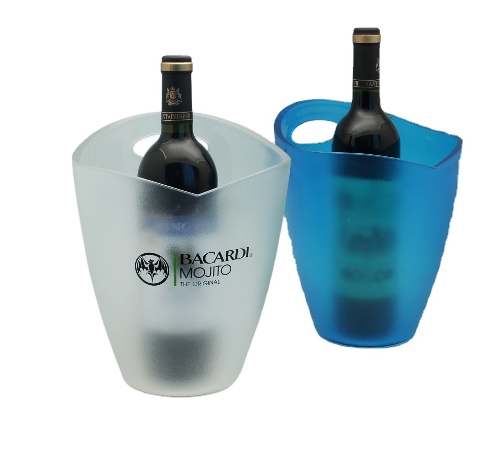 Large Wine Ice Bucket Insulated Cheap Plastic Wholesale 4500ml PS Party Modern Buckets, Coolers & Holders Sustainable Two Ears