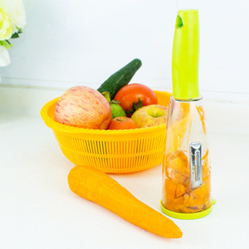 Eplucheur De Legumes Pelador De Verduras Papas Fruit Vegetable Peeler Graters Kitchen Grater Potato Peeler With Storage For Sale