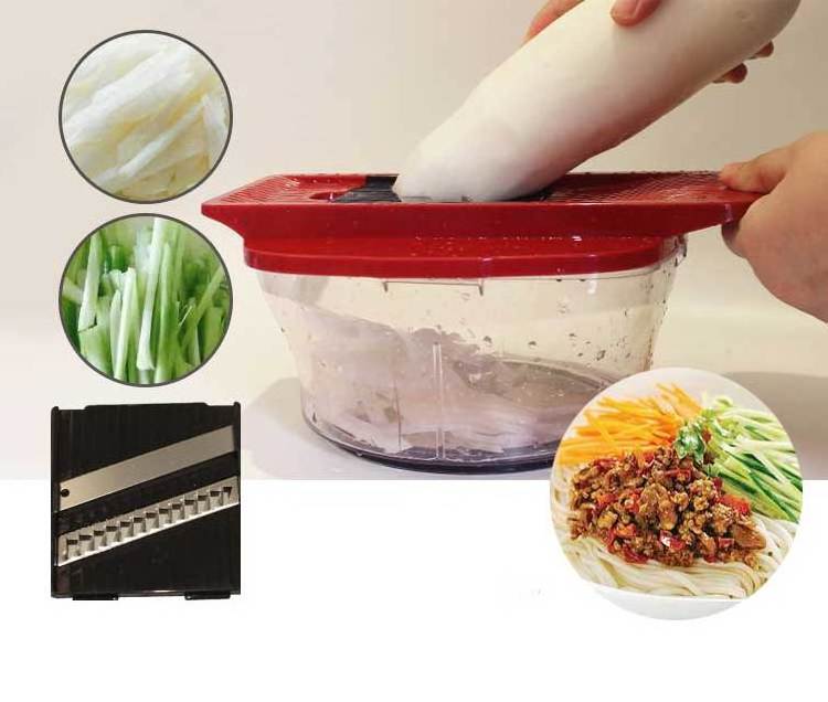 Kitchen manual vegetable quick chopper manual food cutter chopper mandolin vegetable onion chopper