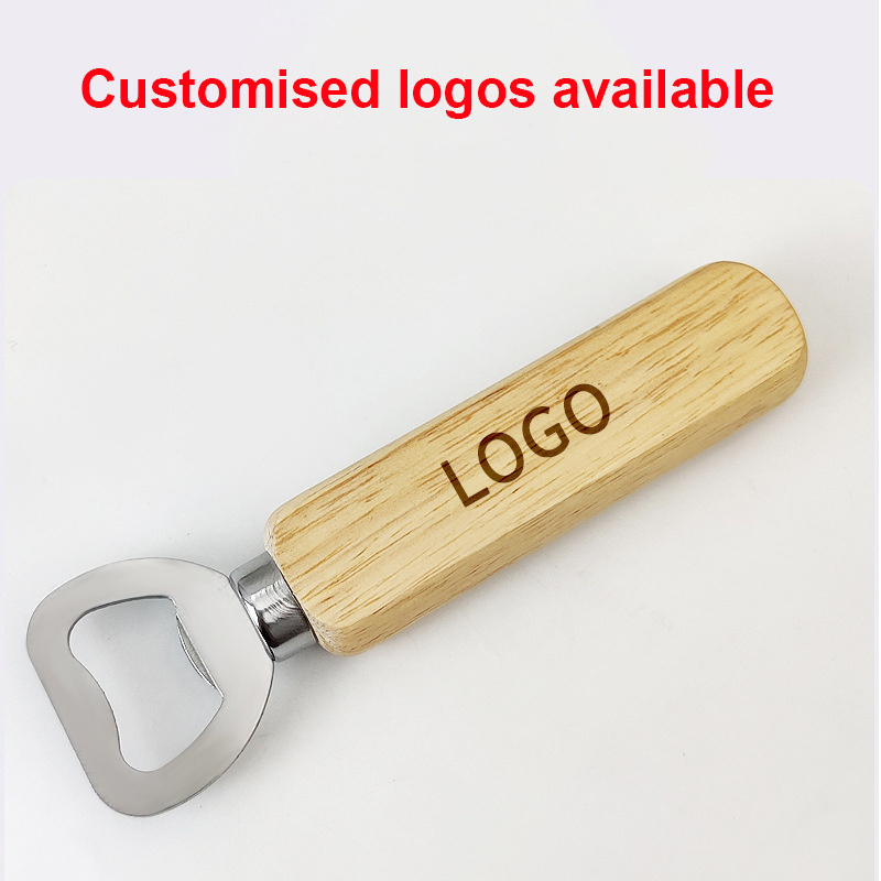 Metal Bottled Openers Lid Beer Opener's Corkscrew Can Wine Bottle Opener Abridor Wood Stainless Steel Speed Custom Bottle Opener