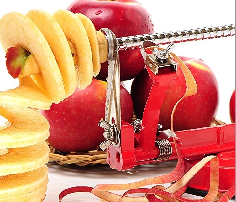 stainless steel Potato Apple Peeler Slicer Machine With Vacuum Base