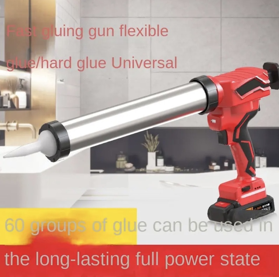 21V Li-ion battery powered Electric Cordless Caulking Gun Power Tools Professional Silicon Glue Electric and Air Caulk Gun