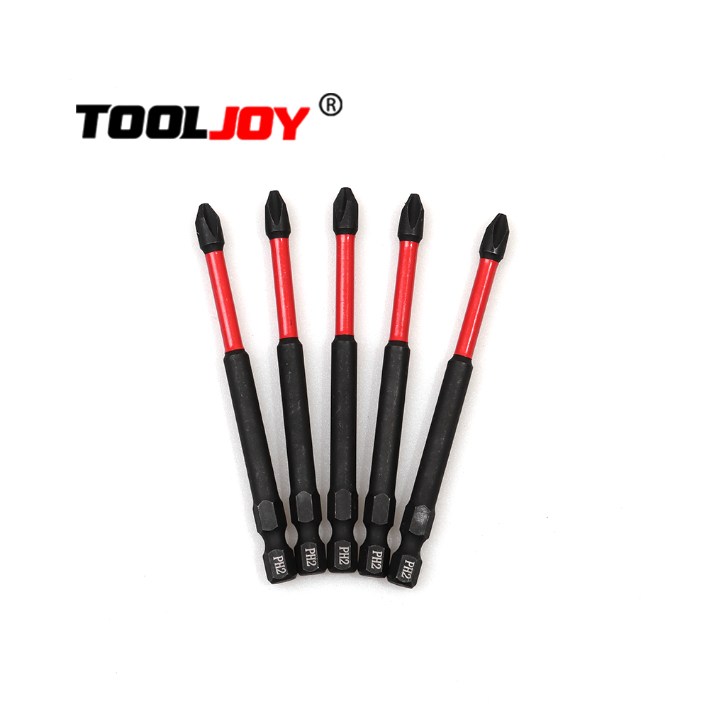 TOOLJOY Factory wholesale impact bits hardness ph2 impact bits strong magnetic screwdriver bits