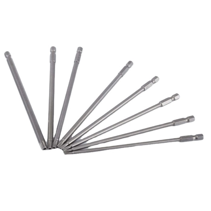 TOOLJOY S2 steel Sandblasting 50mm 75mm torx  T10 T15 T20 T25 Screwdriver bits for repair