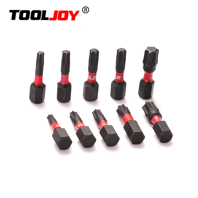 25mm 50mm100mm 120mm 150mm Torx T5 T10 T15 T20 T30 T35 T40 Impact Bits with color tube