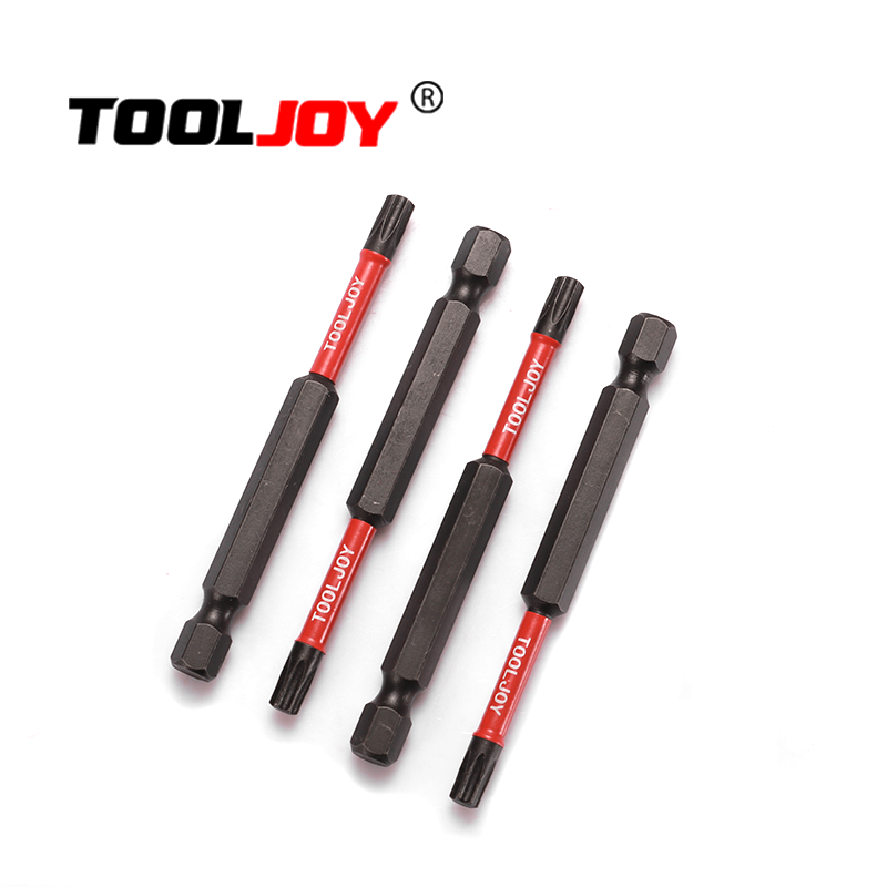 TOOLJOY s2 steel  Torx T5 T10 T15 T20 T30 T35 T40 Impact Bits with color tube for repair