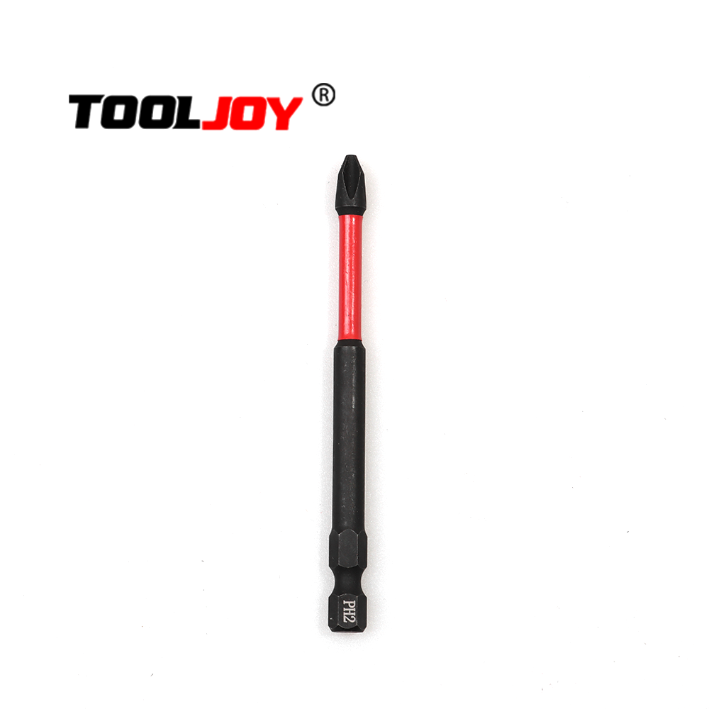 TOOLJOY s2 steel  PH2 T10 T15 T20 T30 T35 T40 Impact Bits with color tube for repair