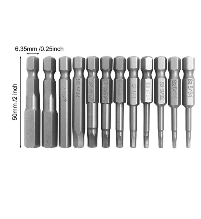 TOOLJOY Factory Direct Supply High Quality 50mm T10 T20 T30 T35 T40 Torque Head Screwdriver bit