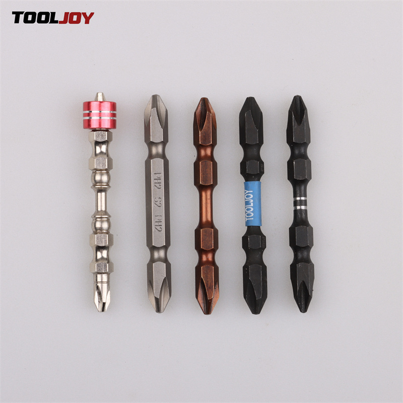 TOOLJOY PH2 Double End Head Magnetic Screwdriver Bits Hex Bit Hand Machine Tools Screw driver Bit with Coils