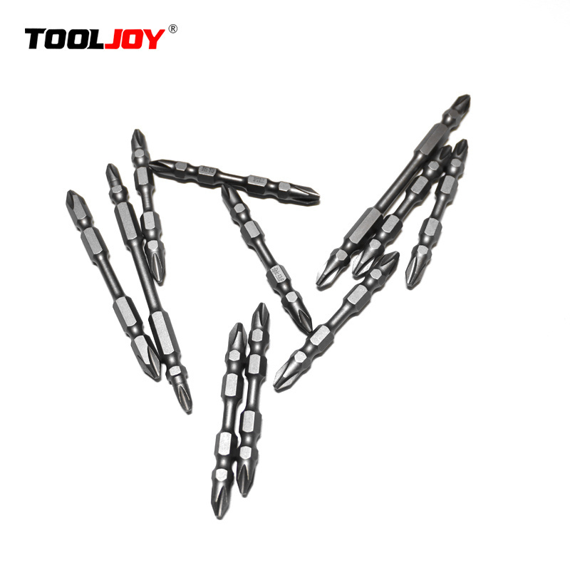 TOOLJOY PH2 Double End Head Magnetic Screwdriver Bits Hex Bit Hand Machine Tools Screw driver Bit with Coils