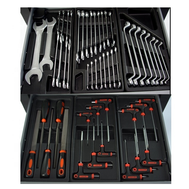 194PCS special mechanic Kraft 4 drawer tools /trolley cabinet with tools/ kraft Meister professional tools