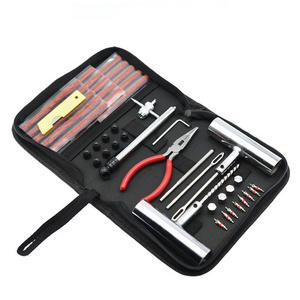 Car Tire Repair Kit Tire Repair Kit 45pcs Car Bicycle Tubeless Puncture Plug Garage Auto Parts Tyre Puncture Repair