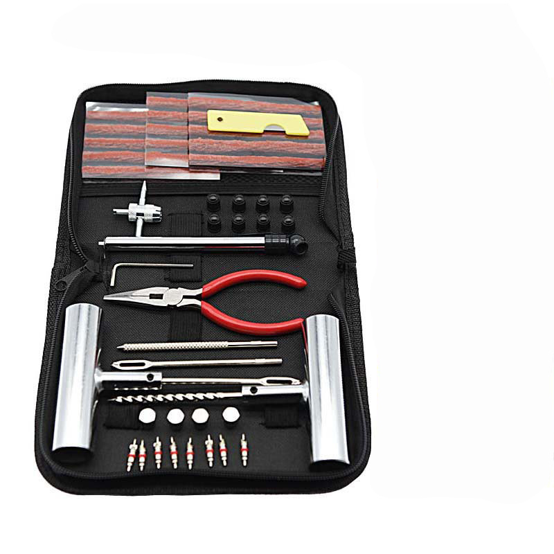 Car Tire Repair Kit Tire Repair Kit 45pcs Car Bicycle Tubeless Puncture Plug Garage Auto Parts Tyre Puncture Repair