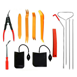 Long Reach Grabber with Air Wedge 67 inches hook Pry Tool Non Marring Wedges and Carrying Case for Car