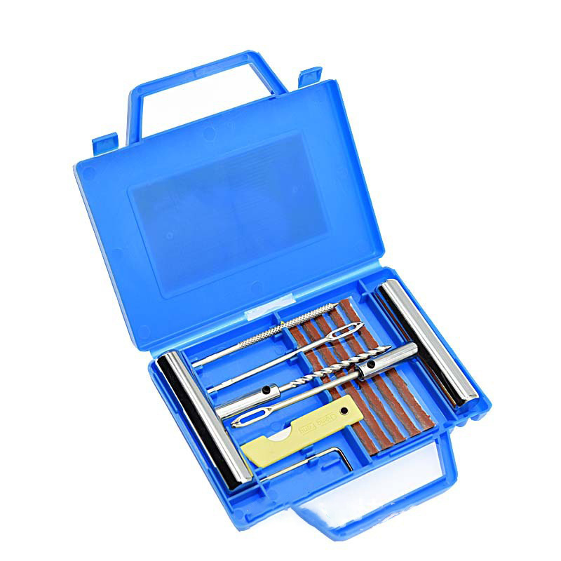 11pcs Tire Repair Universal Heavy Duty Tire Repair Kit with Plugs Fix A Flat Tire Repair Kit for Cars Truck