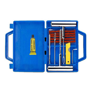 11pcs Tire Repair Universal Heavy Duty Tire Repair Kit with Plugs Fix A Flat Tire Repair Kit for Cars Truck