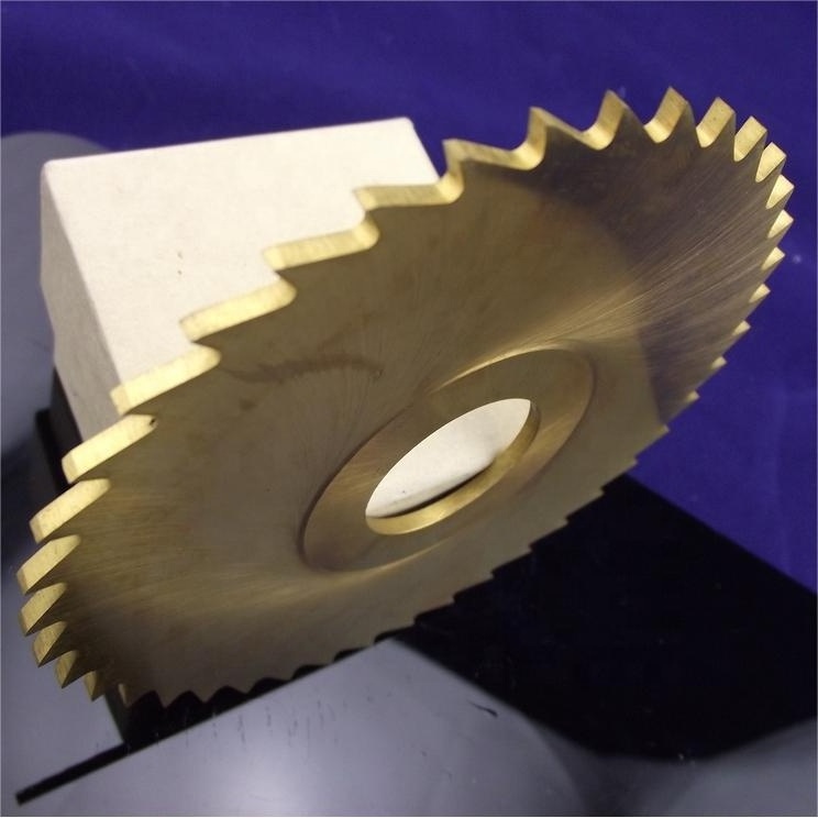 TOOLON Circular Small Saw Blade 20mm Diameter HSS M2 High Speed Steel With Tin Coating For Metal Cutting