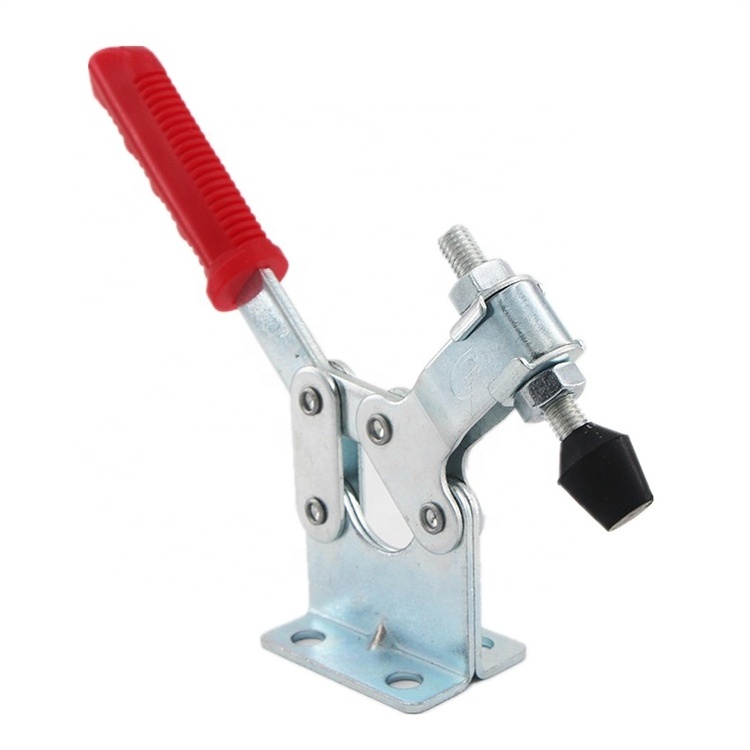 TOOLON High Quality Horizontal Toggle Clamp 200W Carbon Steel Quick Fixture Release Workpiece With Flat Base For Welding