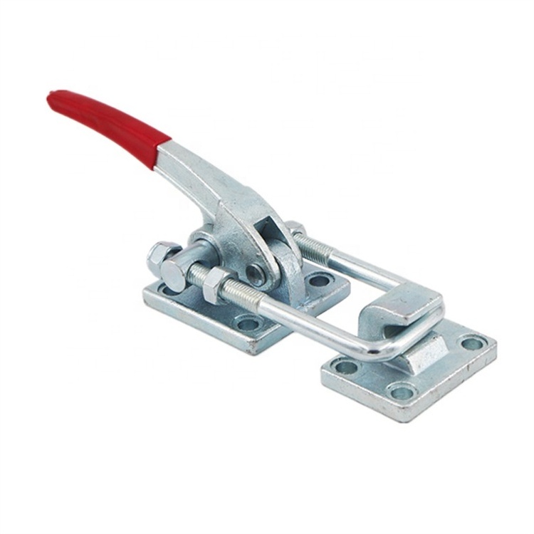 TOOLON Horizontal Latch Toggle Clamp 40380 Mental Heavy Duty 34000N 3000kg With Latch Plate Quick Release Draw Hardware