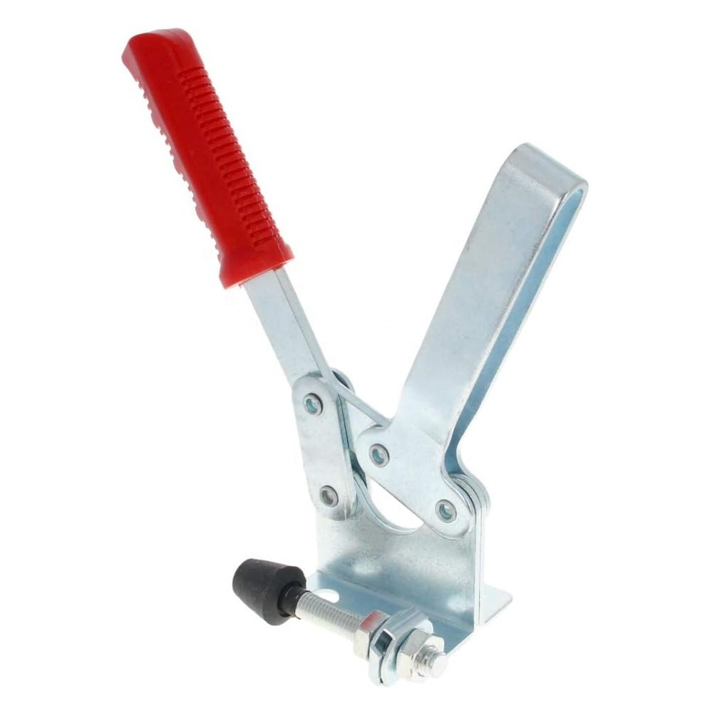 Hand Tool 200WL Toggle Clamp 881Lbs 400KG Antislip Red Horizontal Clamp Quick Release Tool For Machine Woodworking Welding