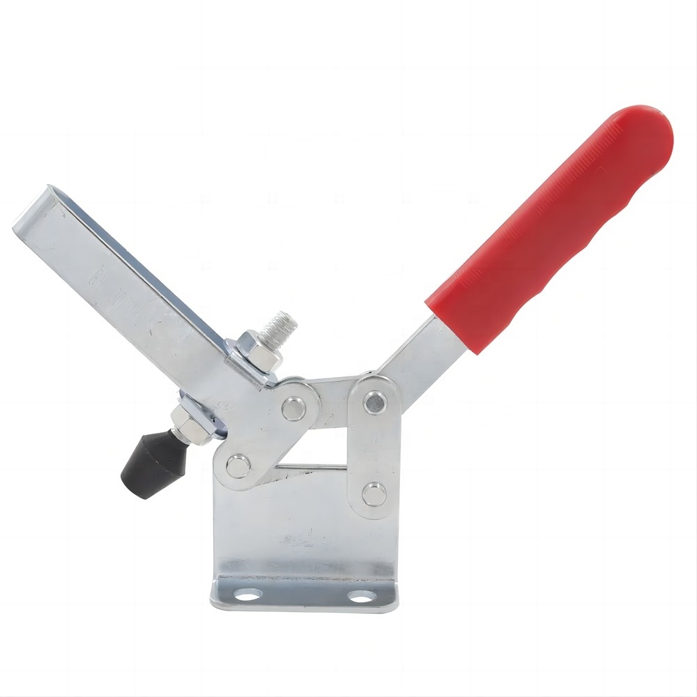 Hand Tool 200WL Toggle Clamp 881Lbs 400KG Antislip Red Horizontal Clamp Quick Release Tool For Machine Woodworking Welding