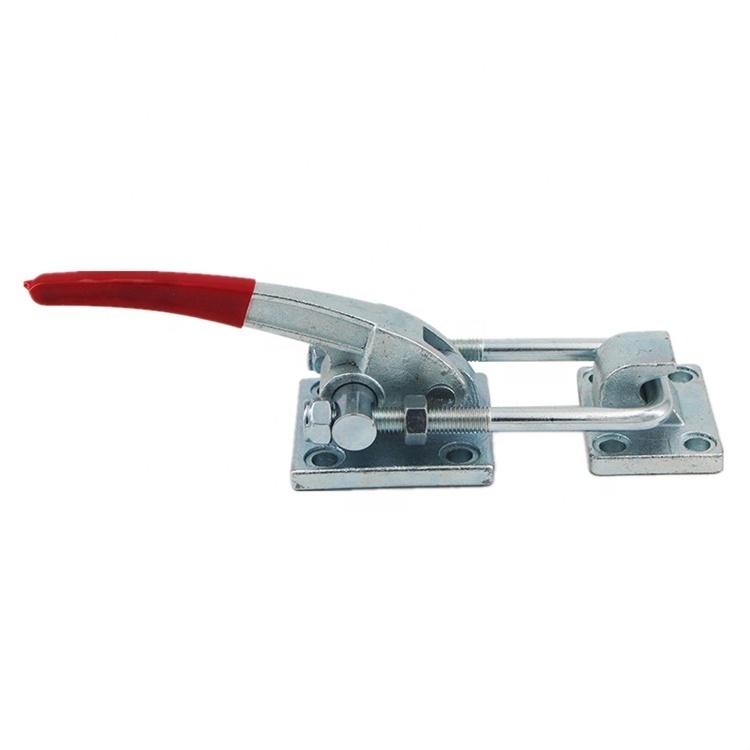 TOOLON Horizontal Latch Toggle Clamp 40380 Mental Heavy Duty 34000N 3000kg With Latch Plate Quick Release Draw Hardware