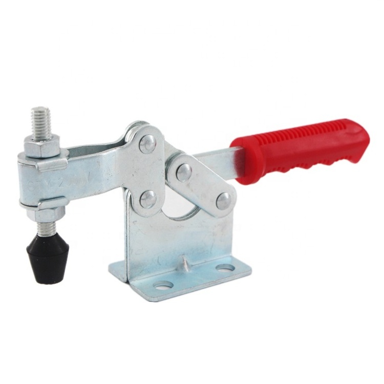 TOOLON High Quality Horizontal Toggle Clamp 200W Carbon Steel Quick Fixture Release Workpiece With Flat Base For Welding