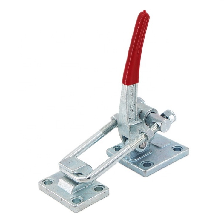 TOOLON Horizontal Latch Toggle Clamp 40380 Mental Heavy Duty 34000N 3000kg With Latch Plate Quick Release Draw Hardware