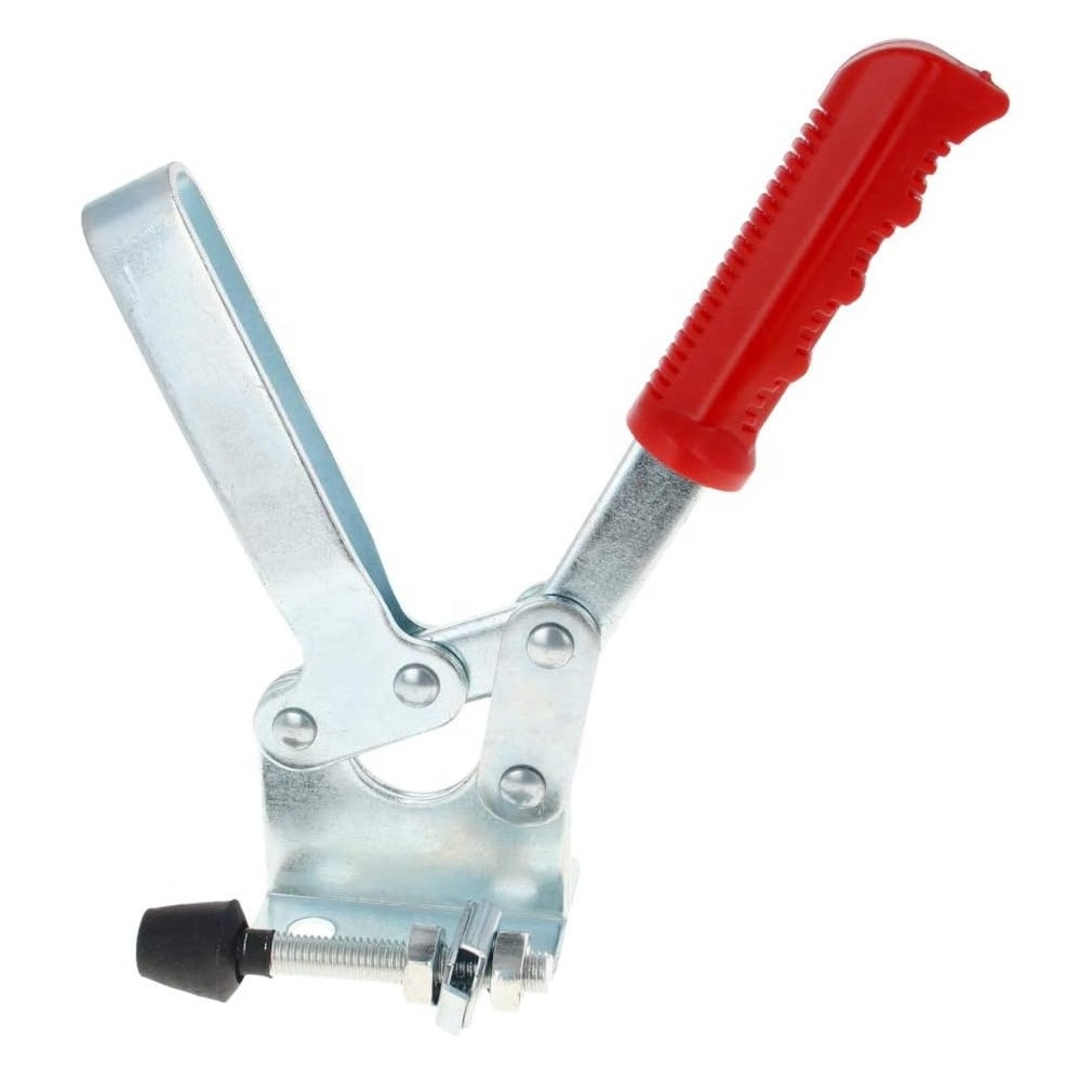 Hand Tool 200WL Toggle Clamp 881Lbs 400KG Antislip Red Horizontal Clamp Quick Release Tool For Machine Woodworking Welding