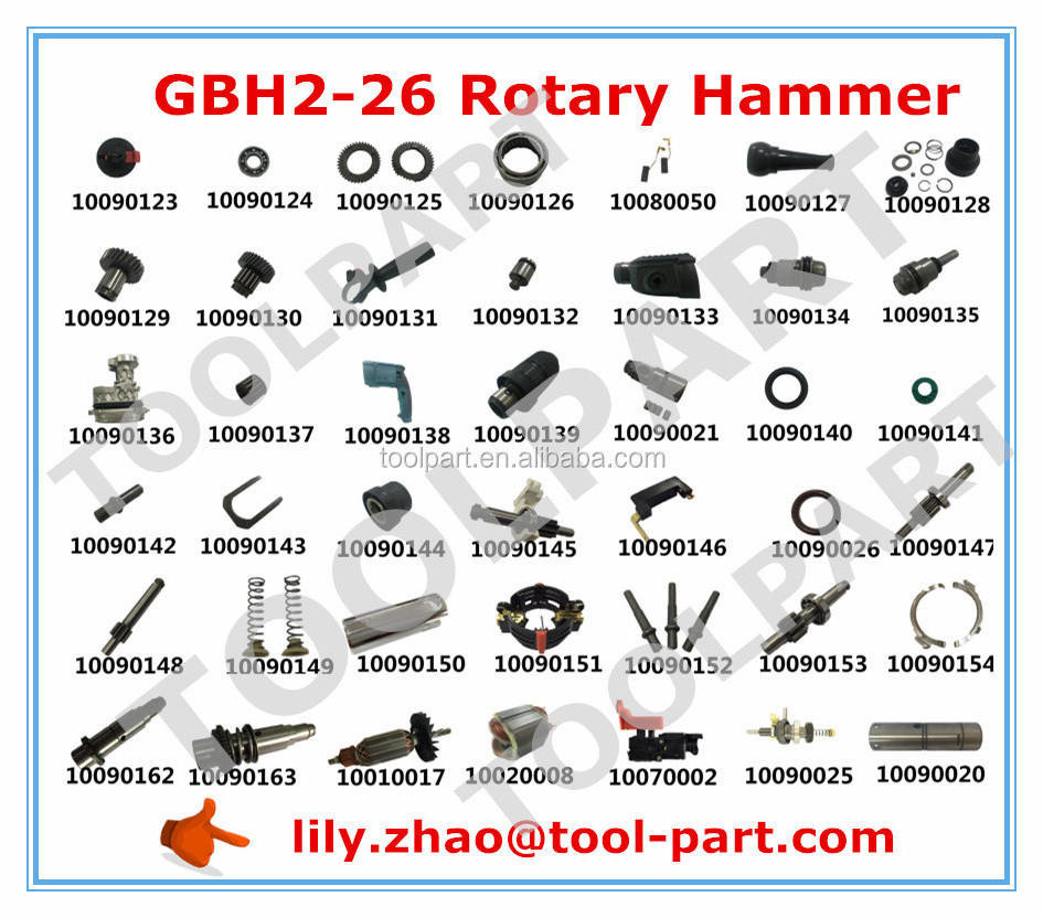 Power Tool Electric Drill GBH 2-26 Spare Parts