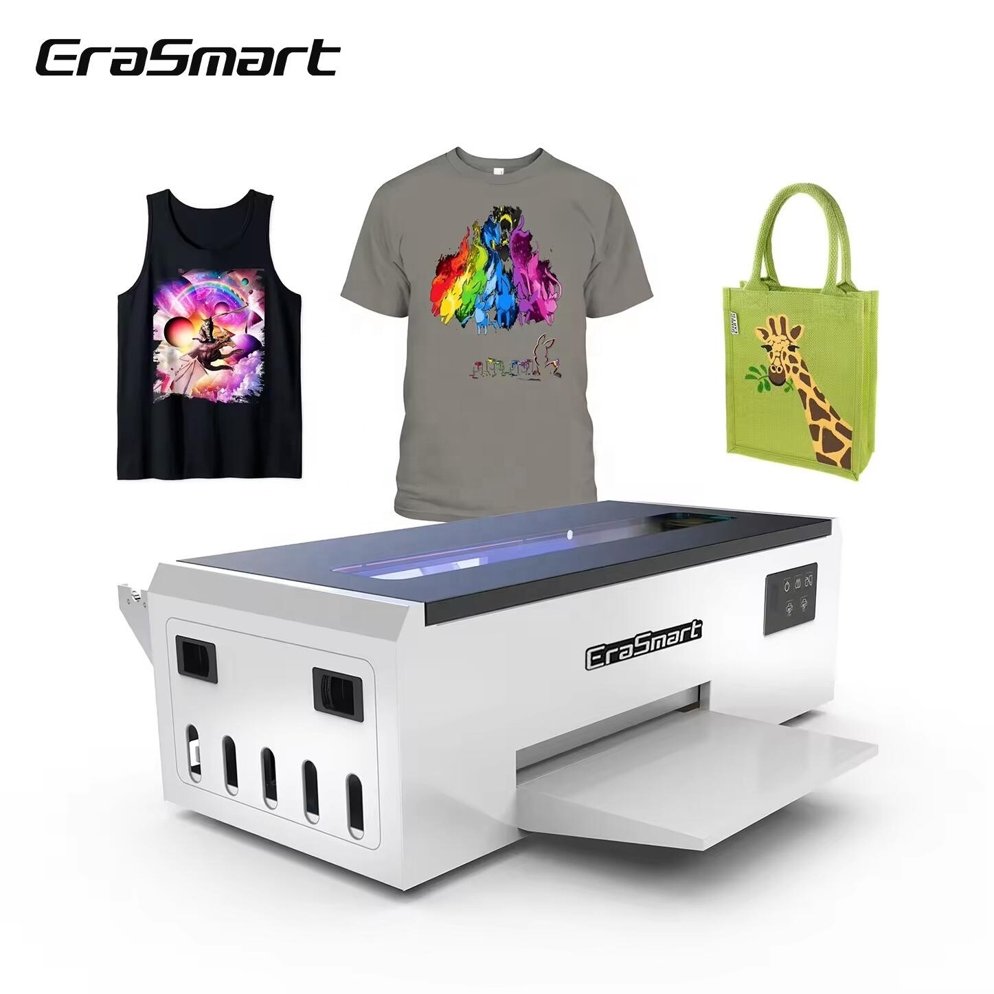 Automatic DTF A4 Size Inkjet Printer New Condition T-Shirt Printing Machine for Fabrics and Leather