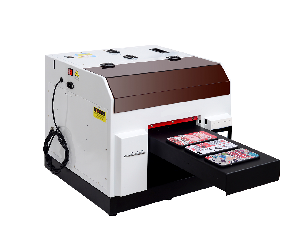 Mini Digital Desktop Printer Direct DIY A4 Size for Cloth Application LED UV Ink Jet Flatbed for Card CD PVC Glass