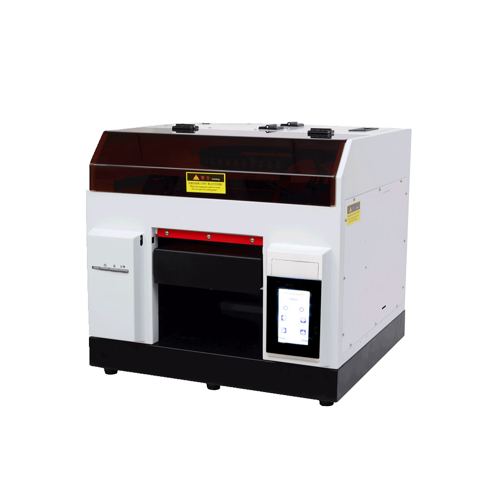 Mini Digital Desktop Printer Direct DIY A4 Size for Cloth Application LED UV Ink Jet Flatbed for Card CD PVC Glass