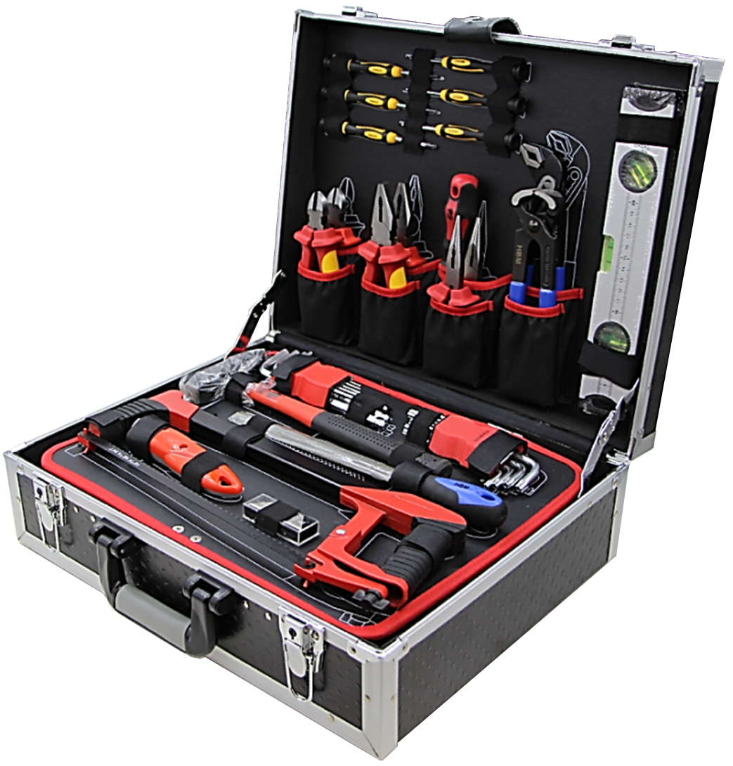 134pcs Hand VDE tool kit 4 layer customized Household Tool Set Repairing Tool Set juegos de herramientas