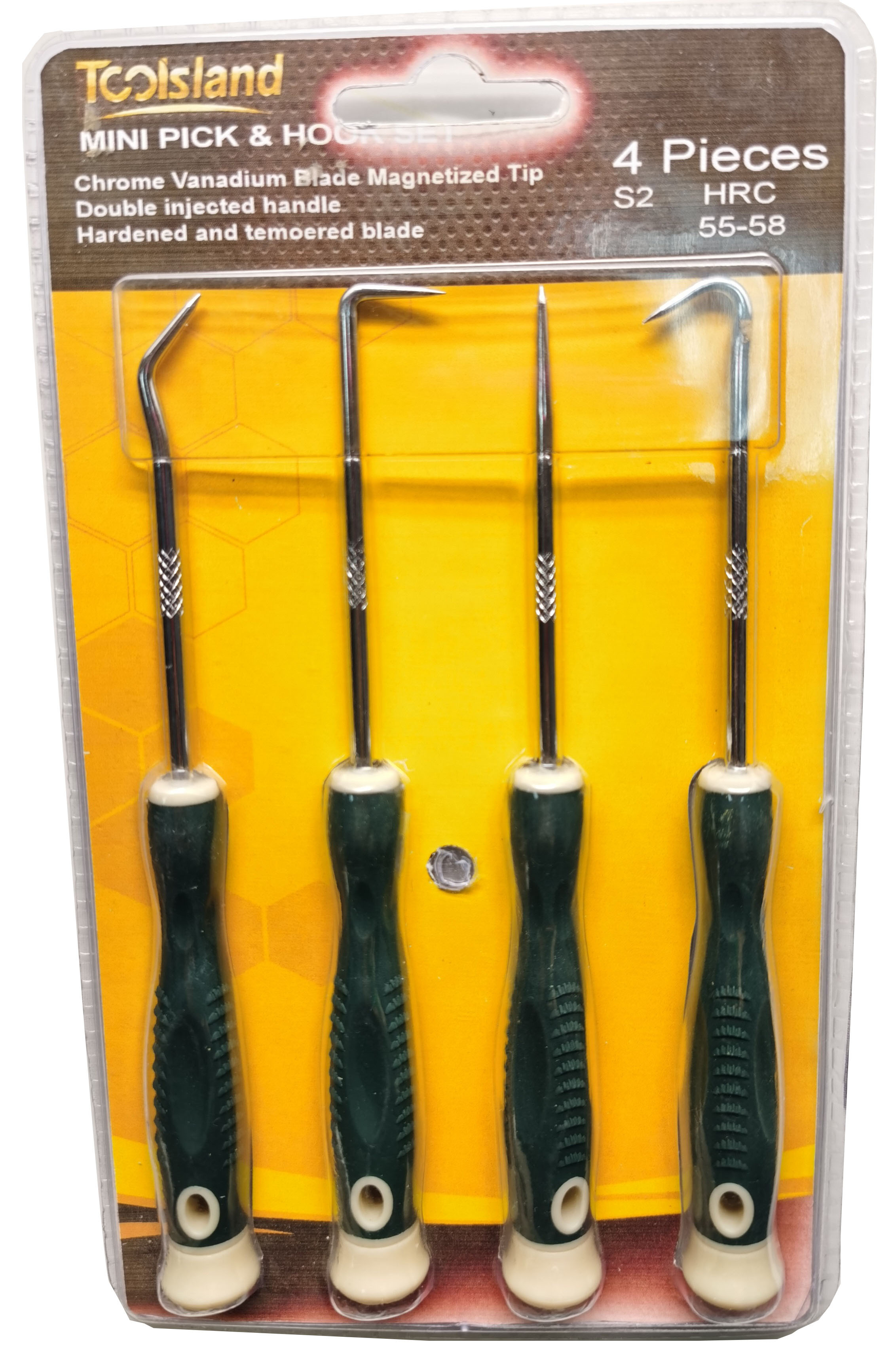 4 PCS Mini Pick and Hook Set Repair Tool Set S2 Material