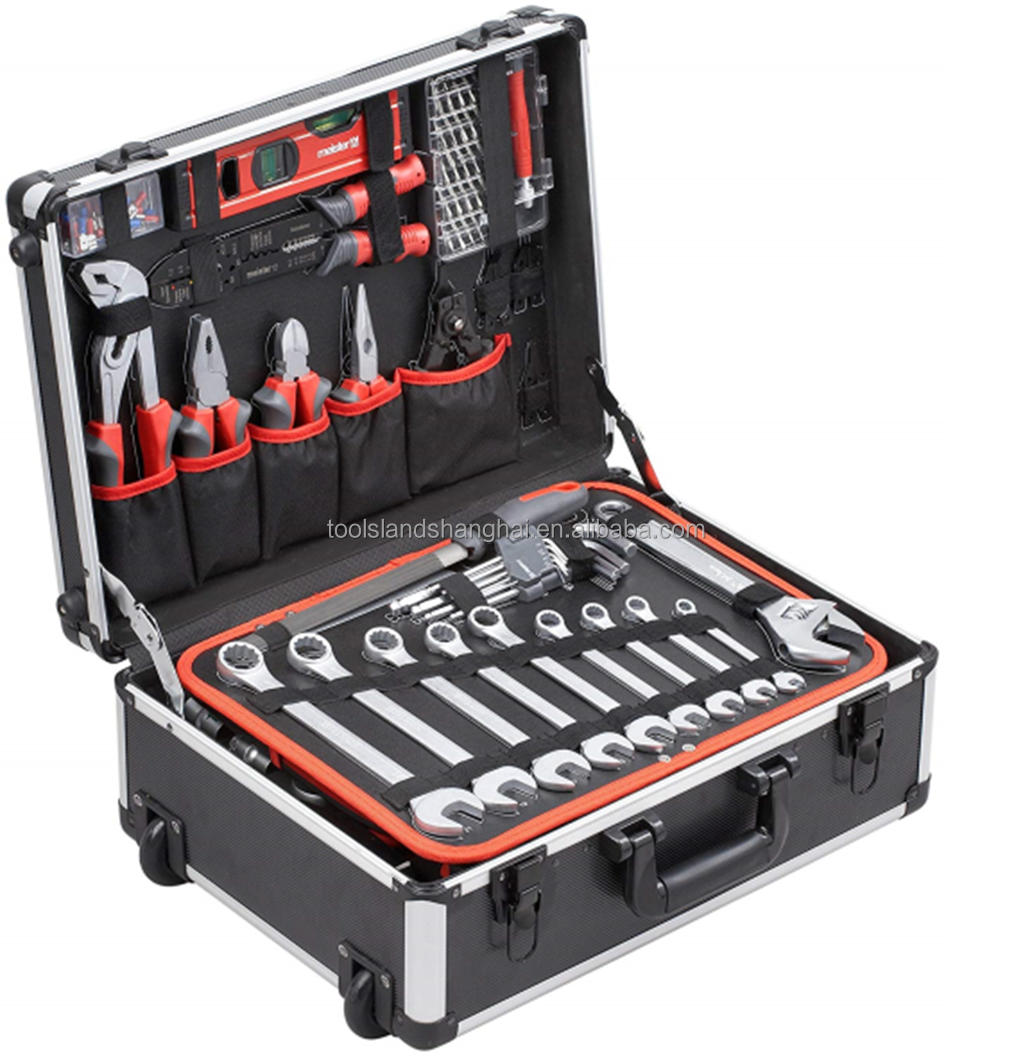 157pcs TOOLS set Trolley Box Repair Tools caja de herramientas outils juego de cajas de herramientas