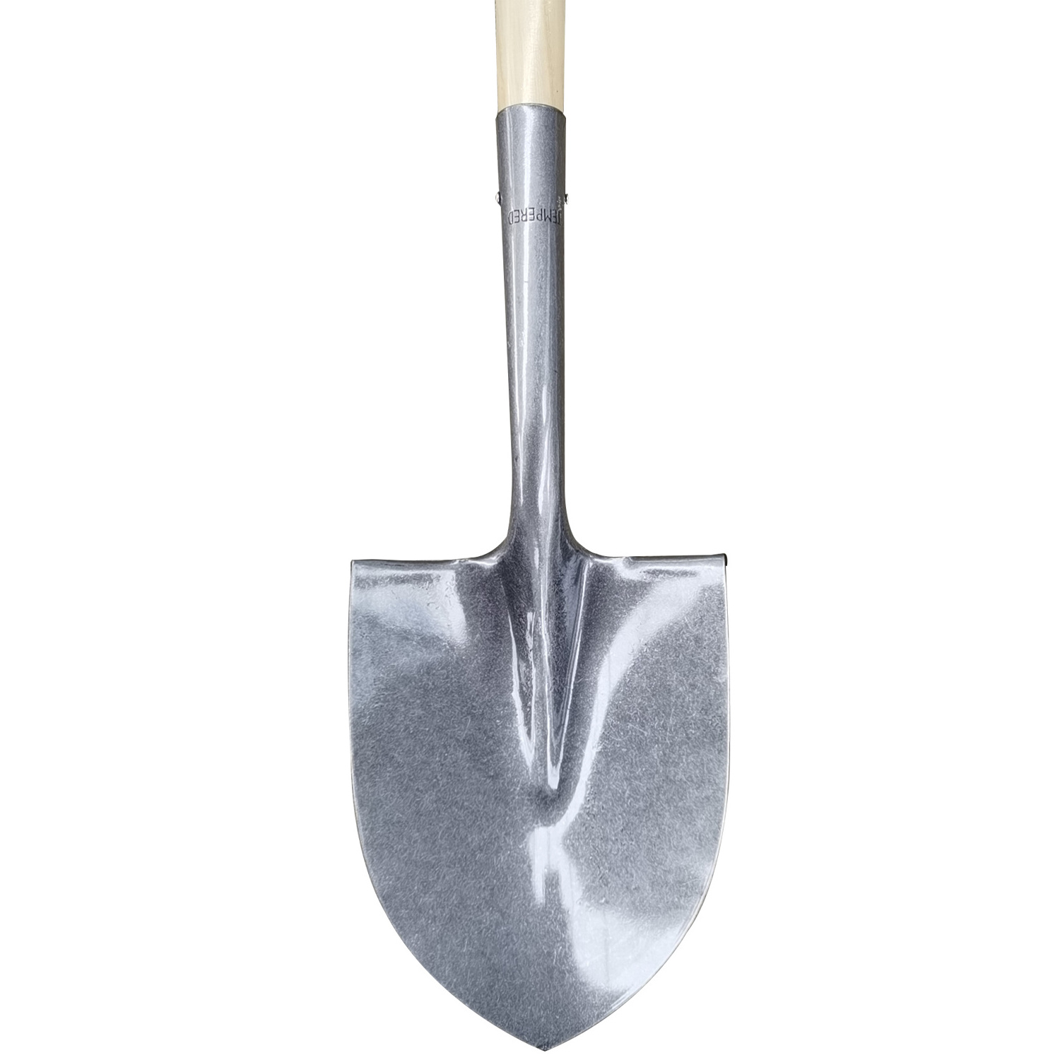 High quality spades digging garden metal steel round construction shovel with wooden handle