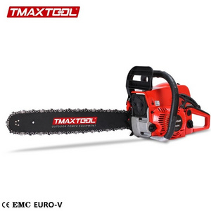 Tmaxtool Garden 52cc 20 Inch Gasoline Power Chain Saw Handed Petrol Chainsaws for Cutting Wood