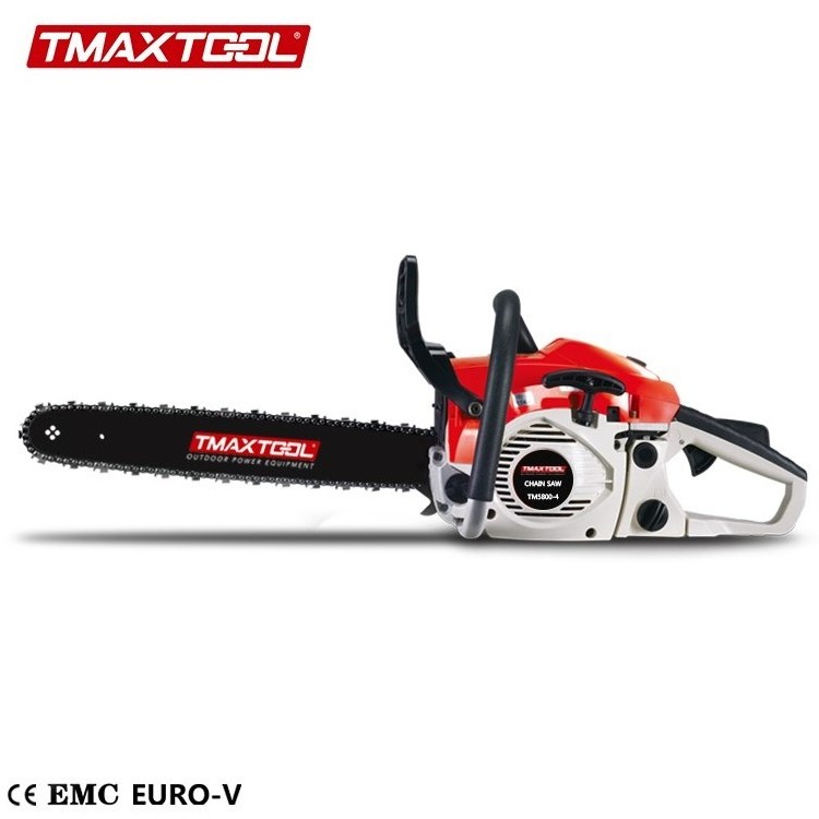 Tmaxtool New 58cc 18 Inch Handed Petrol Gas Chain saws Gasoline Garden Chainsaw for Cutting Wood