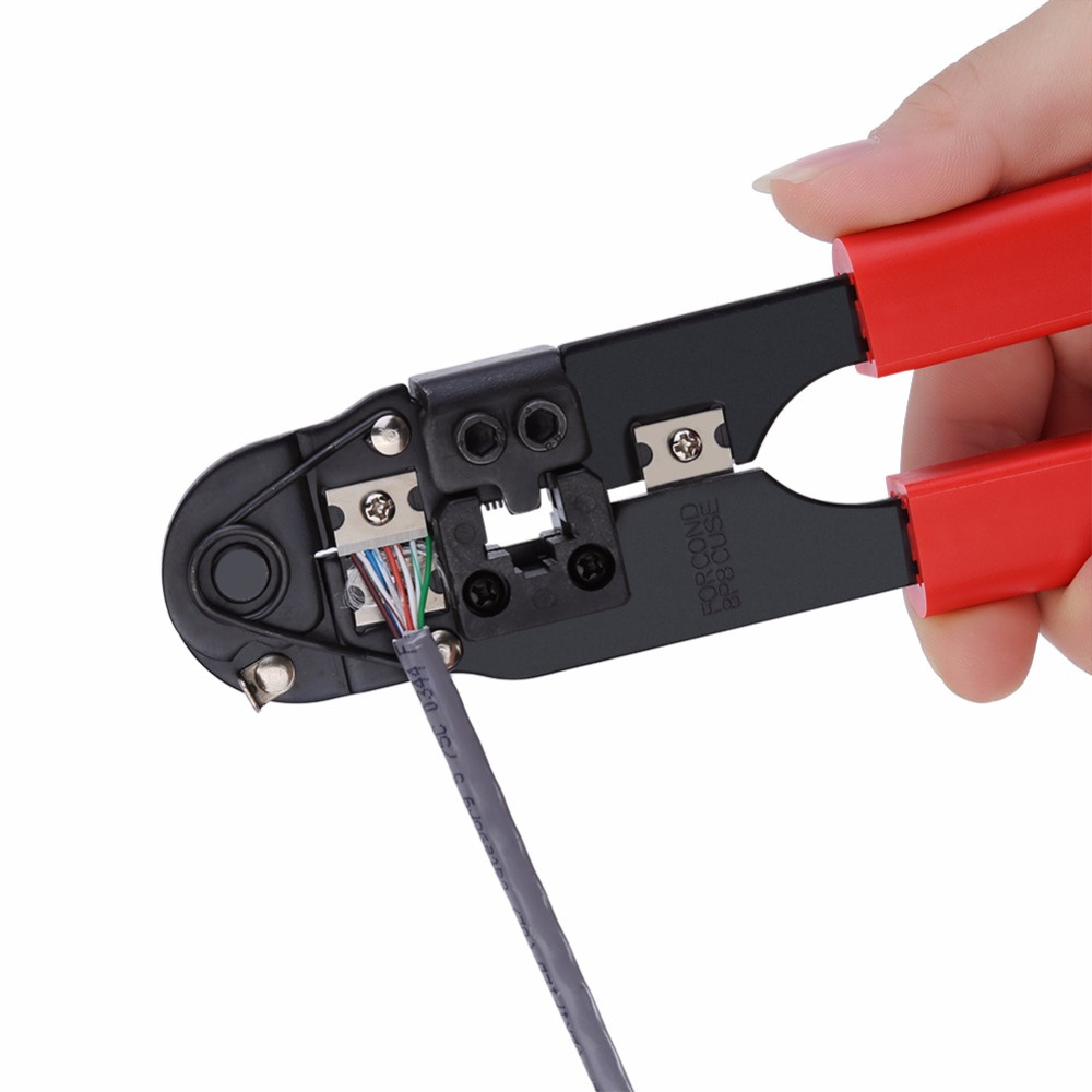 Network RJ 45 / 8P8C Modular Plug manual Cable Crimper Network LAN Crimping Wire Tool with ABS