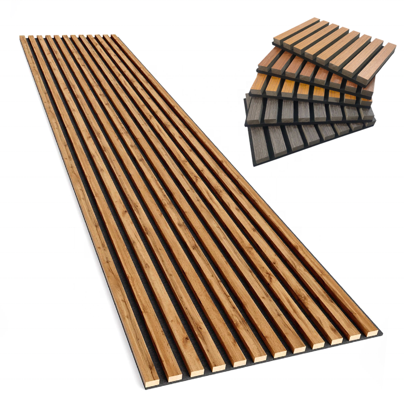 Competitive Price wooden slat wall panels Ceiling Wood Slat Acoustic Panels mdf wall panels