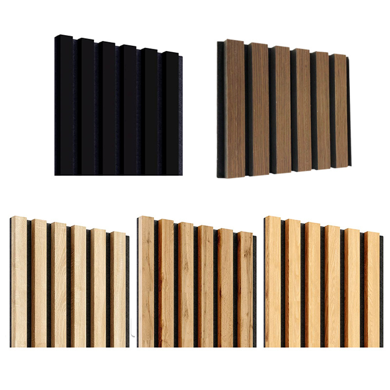 Competitive Price wooden slat wall panels Ceiling Wood Slat Acoustic Panels mdf wall panels