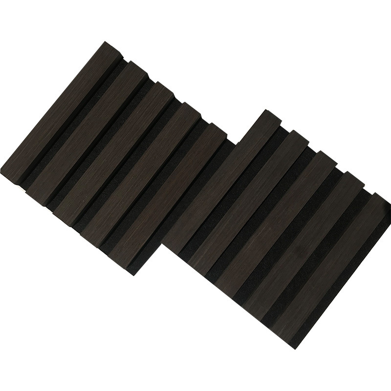 2023 acoustic foam Sound Absorb Material Mdf Pet Acoustic Wooden Slat sound proof Wall Panels