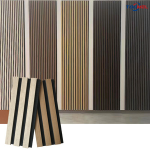 Akupanel Diffusion wood Wall Slat ceiling akupanel Sound Proof Wall wooden veneer Acoustic Panels