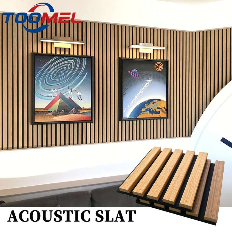 Akupanel Diffusion wood Wall Slat ceiling akupanel Sound Proof Wall wooden veneer Acoustic Panels