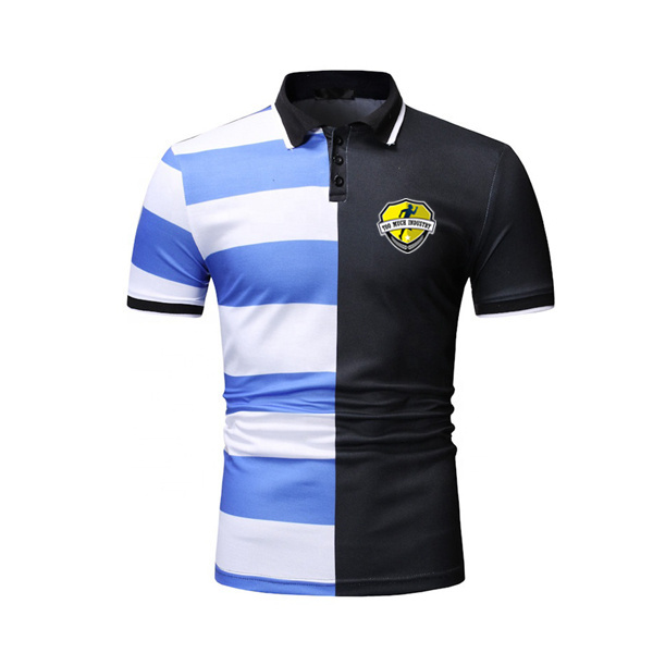 custom sublimation polo shirt Golf Standout Performance Golf Polo Shirts quick dry clothing latest fire pattern polo shirt