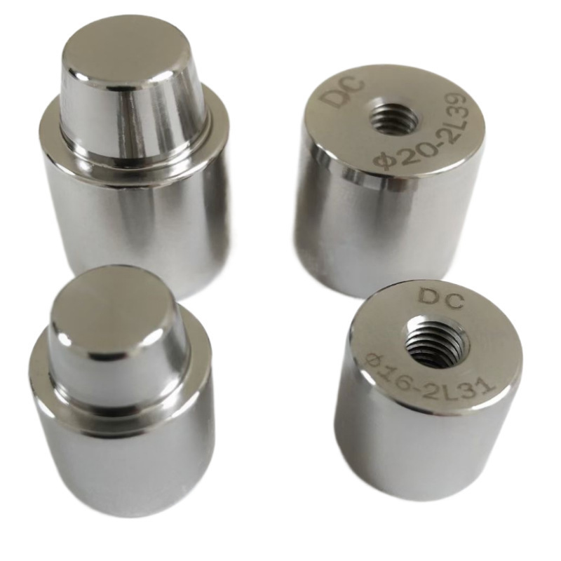 High precision stainless steel hardness stepped threaded knurled locating dowel pin