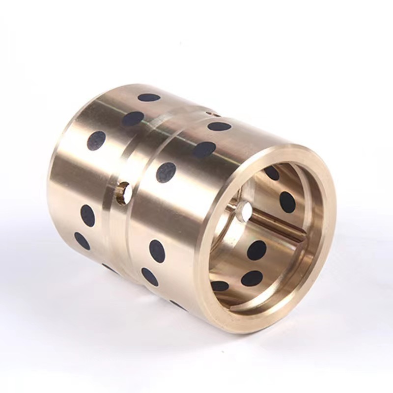 Oilless bush flange self-lubricating copper sleeve Oilless bush composite bearing high force brass wear-resistant sliding