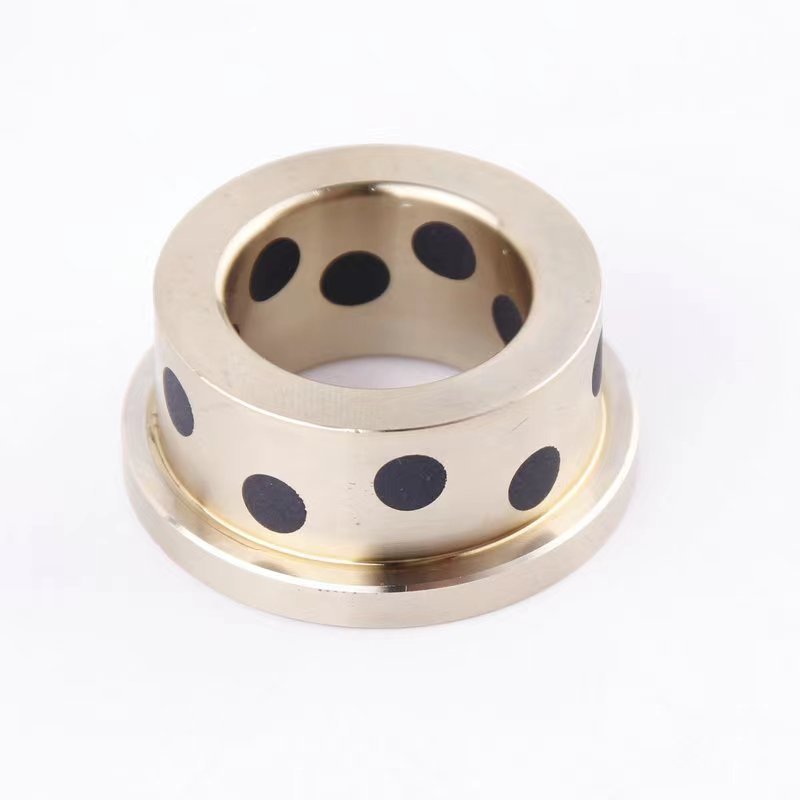 Oilless bush flange self-lubricating copper sleeve Oilless bush composite bearing high force brass wear-resistant sliding