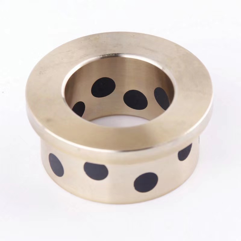 Oilless bush flange self-lubricating copper sleeve Oilless bush composite bearing high force brass wear-resistant sliding